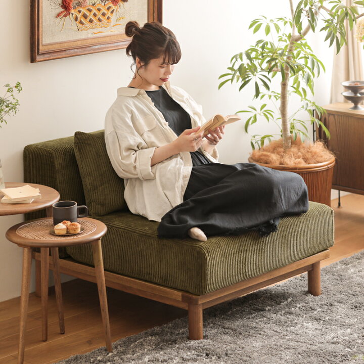 楽天市場】1人掛けソファー culum unit sofa クルム ブラウンフレーム 