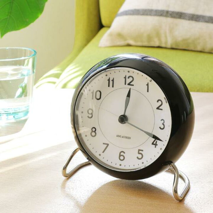 楽天市場】置き時計 アルネ・ヤコブセン STATION TABLE CLOCK 