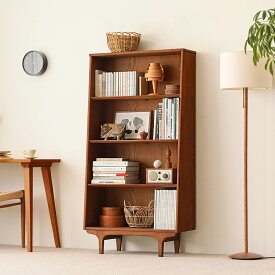ブックシェルフ silta シルタ トールサイズ 奥行き33cm 高さ150cm シェルフ 本棚 収納棚 木製 天然木 薄型【開梱・設置付き】