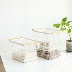 ランドリー バスケット tosca トスカ Mサイズ 収納 かご カゴ 北欧 ナチュラル シンプル ホワイト 白