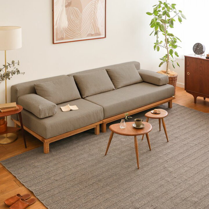 楽天市場】ソファー 2点セット 別注プロダクト SIEVE rect unit sofa 3 