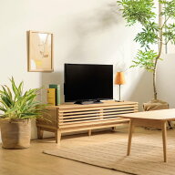 テレビ台 テレビボード LINE 120 北欧 ナチュラル 無垢 木製 32型 40型 43型 おしゃれ