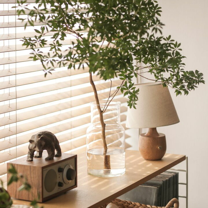 楽天市場 フラワーベース リューズガラス ネック 花瓶 クリア ガラス Shisei 北欧 ナチュラル あす楽対応 Recenoインテリア