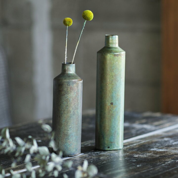 楽天市場】フラワーベース 花瓶 一輪挿し Antique Bottle Aタイプ