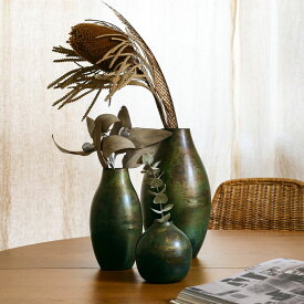 フラワーベース 花瓶 一輪挿し Antique Oval Aタイプ アンティーク ヴィンテージ あす楽対応