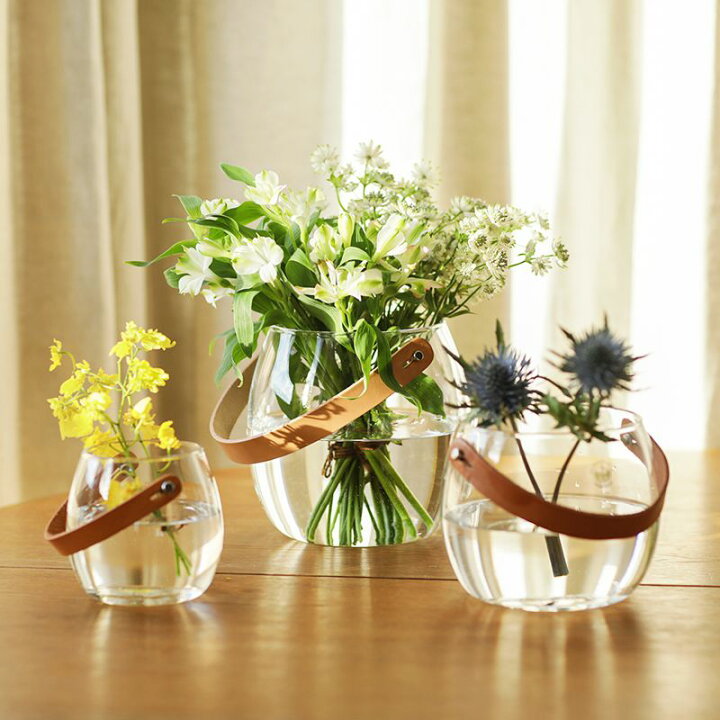 楽天市場 フラワーベース 花瓶 ガラス Design With Light Pot Sサイズ 北欧 ナチュラル あす楽対応 Recenoインテリア