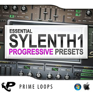 PRIME LOOPS ESSENTIAL PROGRESSIVE PRESETS FOR SYLENTH1(�I�����C���[�i)(2���Ԉȓ��ɔ[�i) �v���O�C���\�t�g