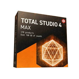 【 Memorial Day MAXtacular (～5/21)】Total Studio 4 MAX(オンライン納品)(代引不可) IK Multimedia DTM プラグインソフト