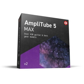 【 Guitar Promo: TONEX MAX & AmpliTube 5 MAX Sale】AmpliTube 5 Max v2(オンライン納品)(代引不可) IK Multimedia DTM プラグインソフト