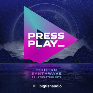 BIG FISH AUDIO yrbOtBbVI[fBIZ[IzPRESS PLAY - MODERN SYNTHWAVE CONSTRUCTION KITS(IC[i)(2Ԉȓɔ[i) vOC\tg