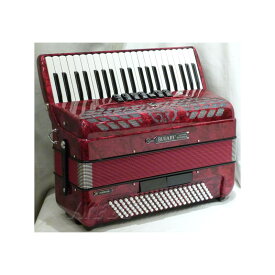 134J RD【カラー：赤】 アコーディオン【お取り寄せ商品】 BUGARI 電子ピアノ・その他鍵盤楽器 アコーディオン