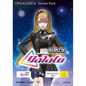 INTERNET VOCALOID6 Starter Pack galaco BLACK (V6SP-GLBLH-DL)(IC[i)(2Ԉȓɔ[i) \tgEFA