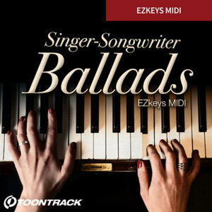 TOONTRACK KEYS MIDI - SINGER SONGWRITER BALLADS(�I�����C���[�i)(2���Ԉȓ��ɔ[�i) �v���O�C���\�t�g