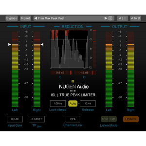 Nugen Audio ISL 2 ST | True Peak Limiter (stereo only)(�I�����C���[�i)(2���Ԉȓ��ɔ[�i) �v���O�C���\�t�g