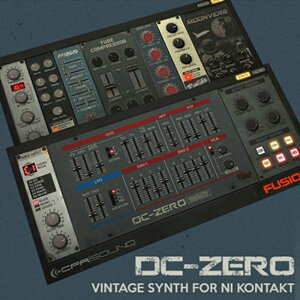 CFA-SOUND DC-ZERO - VINTAGE SYNTH FOR KONTAKT(IC[i)(2Ԉȓɔ[i) vOC\tg