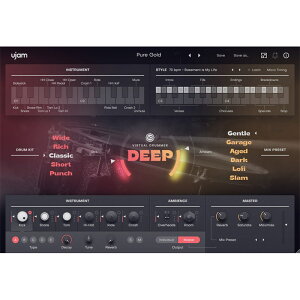 UJAM �y���[�W����GROOVE FESTIVAL 2026�I�zVirtual Drummer DEEP(���[�W����)(���@�[�`�����h���}�[)(�I�����C���[�i)(2���Ԉȓ��ɔ[�i) �\�t�g�E�F�A����