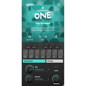 UJAM Groovemate ONE ([W)(O[Cg)(IC[i)(2Ԉȓɔ[i) \tgEFA