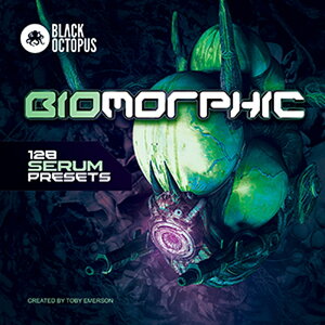 BLACK OCTOPUS BIOMORPHIC - 128 SERUM PRESETS(�I�����C���[�i)(2���Ԉȓ��ɔ[�i) �v���O�C���\�t�g