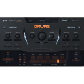 UJAM 【ユージャムBlack Friday SALE 2025！】Symphonic Elements DRUMS (ユージャム)(シンフォニックエレメンツ)(オンライン納品)(2時間以内に納品) ソフトウェア音源