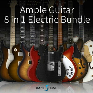 AMPLE SOUND yAvM^[zCgt@RCgZ[IzAMPLE GUITAR 8 in 1 ELECTRIC BUNDLE (AvM^[)(IC[i)(2Ԉȓɔ[i) \tgEFA