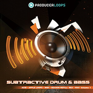 PRODUCER LOOPS SUBTRACTIVE DRUM & BASS VOL.1(オンライン納品)(2時間以内に納品) プラグインソフト