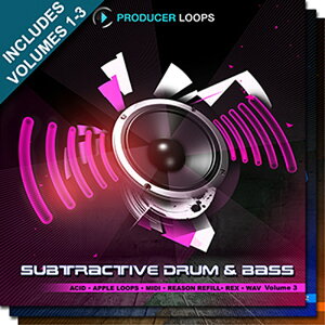 PRODUCER LOOPS SUBTRACTIVE DRUM & BASS BUNDLE (VOLS 1-3)(IC[i)(2Ԉȓɔ[i) vOC\tg