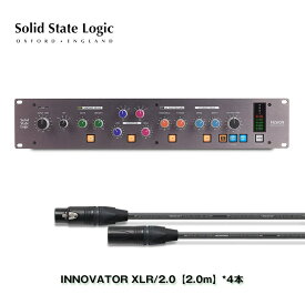 Fusion+Oyaide INNOVATOR高品位ケーブル4本セット【2.0m】(XLR/XLR)【台数限定特価】 SSL(Solid State Logic) レコーディング アウトボード