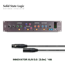 Fusion+Oyaide INNOVATOR高品位ケーブル4本セット【3.0m】(XLR/XLR)【台数限定特価】 SSL(Solid State Logic) レコーディング アウトボード