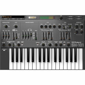 Roland SH-101 Software Synthesizer [Lifetime Key] (ローランド)(ソフトシンセ)(オンライン納品)(2時間以内に納品) ソフトウェア音源