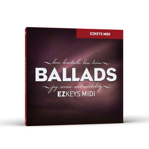 TOONTRACK KEYS MIDI - BALLADS (gD[gbN)(EZKEYS)(IC[i)(2Ԉȓɔ[i) \tgEFA