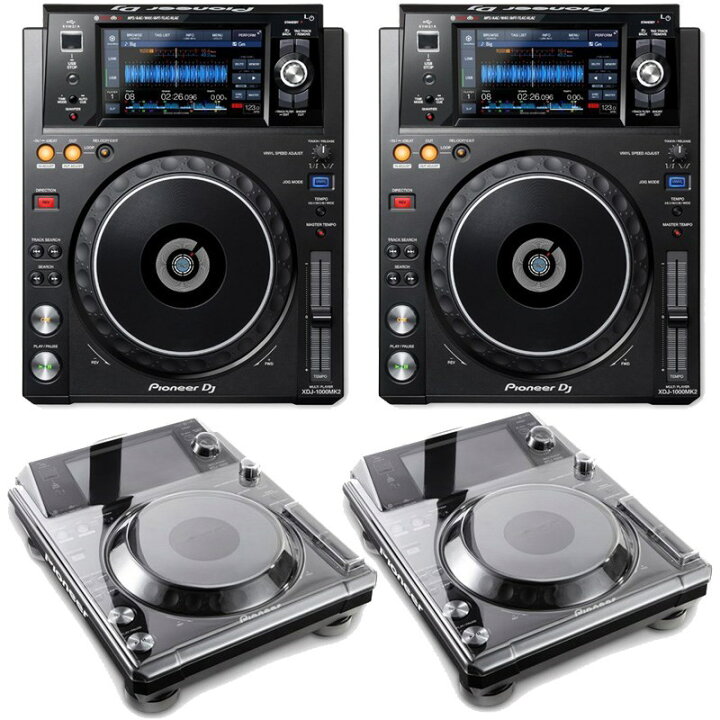 楽天市場】あす楽 XDJ-1000MK2 ツインSET 【DECKSAVER製 本体保護 