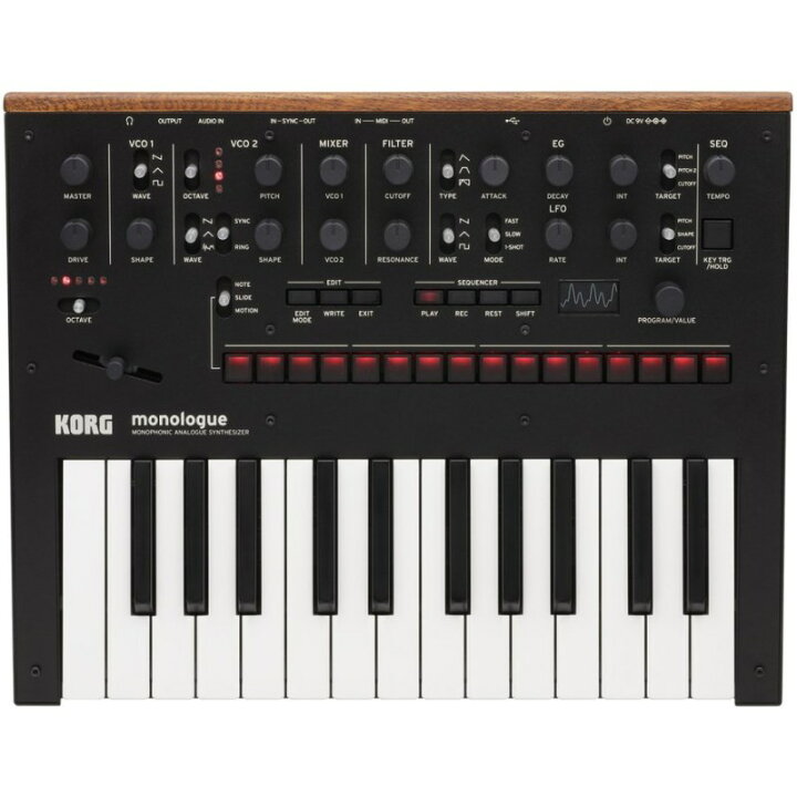 楽天市場】monologue Black ブラック KORG シンセサイザー・電子楽器 