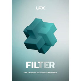UJAM UFX FILTER (ユージャム)(フィルター)(プラグインソフト)(オンライン納品)(2時間以内に納品) プラグインソフト
