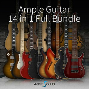 AMPLE SOUND AMPLE GUITAR 14 in 1 FULL GUITAR BUNDLE (アンプルサウンド)(アンプルギター)(オンライン納品)(2時間以内に納品) ソフトウェア音源