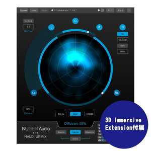 Nugen Audio Halo Upmix with 3D Immersive Extension(�I�����C���[�i)(2���Ԉȓ��ɔ[�i) �v���O�C���\�t�g