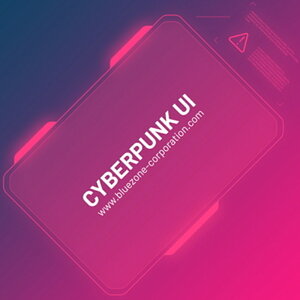 BLUEZONE CYBERPUNK_UI(IC[i)(2Ԉȓɔ[i) vOC\tg
