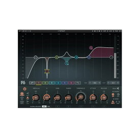WAVES 【ウェイブスEarly Black Friday Sale Week 2】F6 Floating-Band Dynamic EQ(オンライン納品)(2時間以内に納品) プラグインソフト