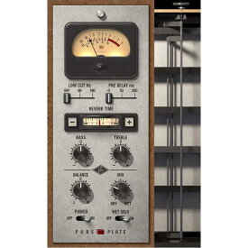 Universal Audio 【UAD New Year Sale！】Pure Plate Reverb (ユニバーサルオーディオ)(UADプラグイン)(オンライン納品)(2時間以内に納品) プラグインソフト