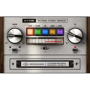 Universal Audio �y���j�o�[�T���I�[�f�B�I�u���b�N�t���C�f�[�Z�[�������I�zA-Type Multiband Dynamic Enhancer (���j�o�[�T���I�[�f�B�I)(UAD�v���O�C��)(�I�����C���[�i)(2���Ԉȓ��ɔ[�i) DAW�\�t�g