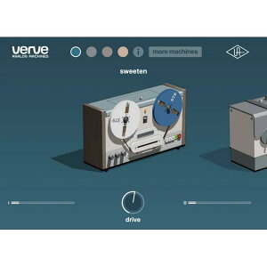 Universal Audio Verve Analog Machines Essentials (jo[TI[fBI)(UADvOC)(IC[i)(2Ԉȓɔ[i) DAW\tg