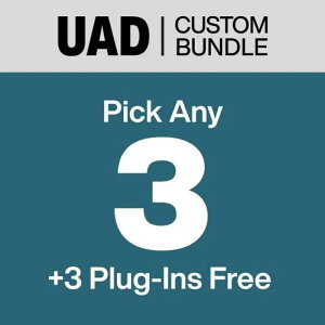 Universal Audio �yUAD Half Yearly Sale�I�zUAD Custom 3 Plus (UAD�v���O�C��)(�I�����C���[�i)(2���Ԉȓ��ɔ[�i) �v���O�C���\�t�g