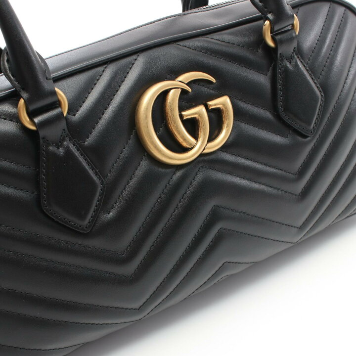 楽天市場】グッチ GUCCI GGマーモント ミディアム トップハンドル 