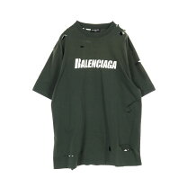楽天市場】バレンシアガ Tシャツ（カラーグリーン）（レディース  