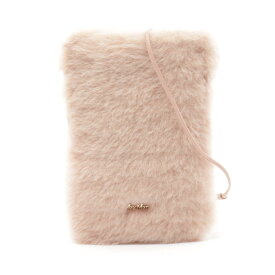 マックスマーラ MAX MARA テディベア ショルダーバッグ バッグ ウール シルク アルパカ ピンク系 【中古】