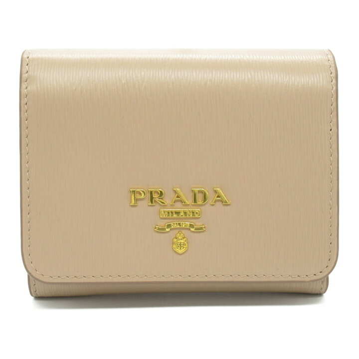 楽天市場】プラダ PRADA 三つ折り財布 三つ折り財布 財布 サフィアーノ 