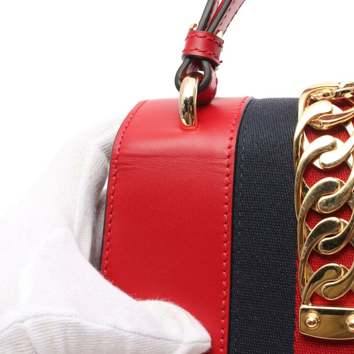 楽天市場】グッチ GUCCI シルヴィ シェリーライン ハンドバッグ バッグ  