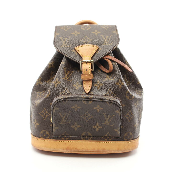 楽天市場】ルイ・ヴィトン LOUIS VUITTON ミニモンスリ リュックサック  