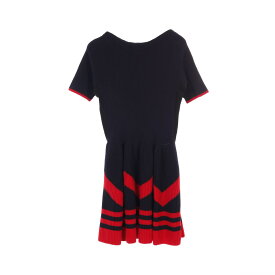 ルイ・ヴィトン LOUIS VUITTON ワンピース 衣料品 トップス ウール カシミヤ ネイビー系 / レッド系 / ブラック系 RW132WF4KD09ODE 【中古】
