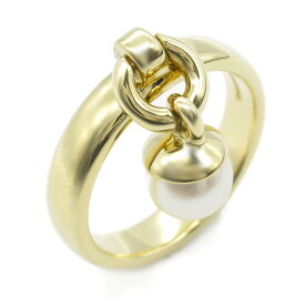 ティファニー TIFFANY＆CO パール リング リング・指輪 ジュエリー K18（イエローゴールド） パール ホワイト系 【中古】