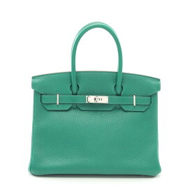 【全品11%OFF 11/11 23:59まで】エルメス HERMES バーキン30 ヴェルソ ハンドバッグ バッグ レザー トリヨンクレマンス トリヨンクレマンス グリーン系 / カーキ系 / ヴェールフォンセ 【中古】